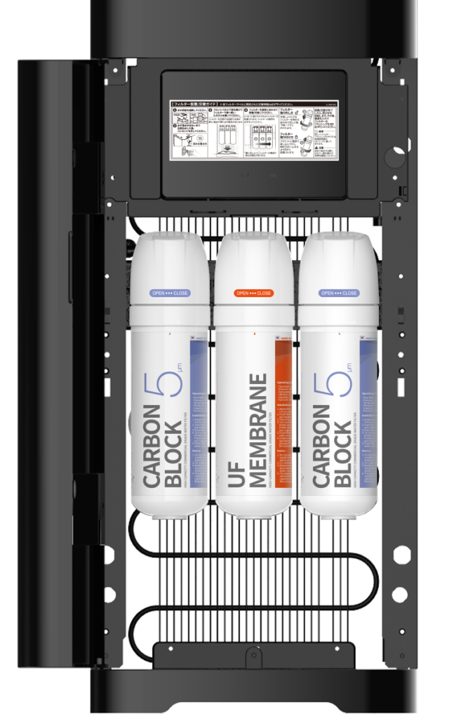 ウォーターサーバーのフィルター】UF膜フィルター・RO膜フィルターの